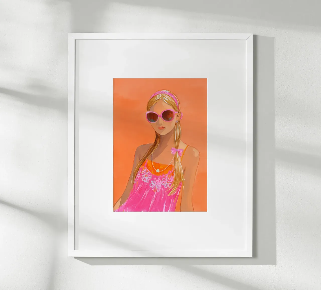 Freschezza solare femminile poster da Carinaprint