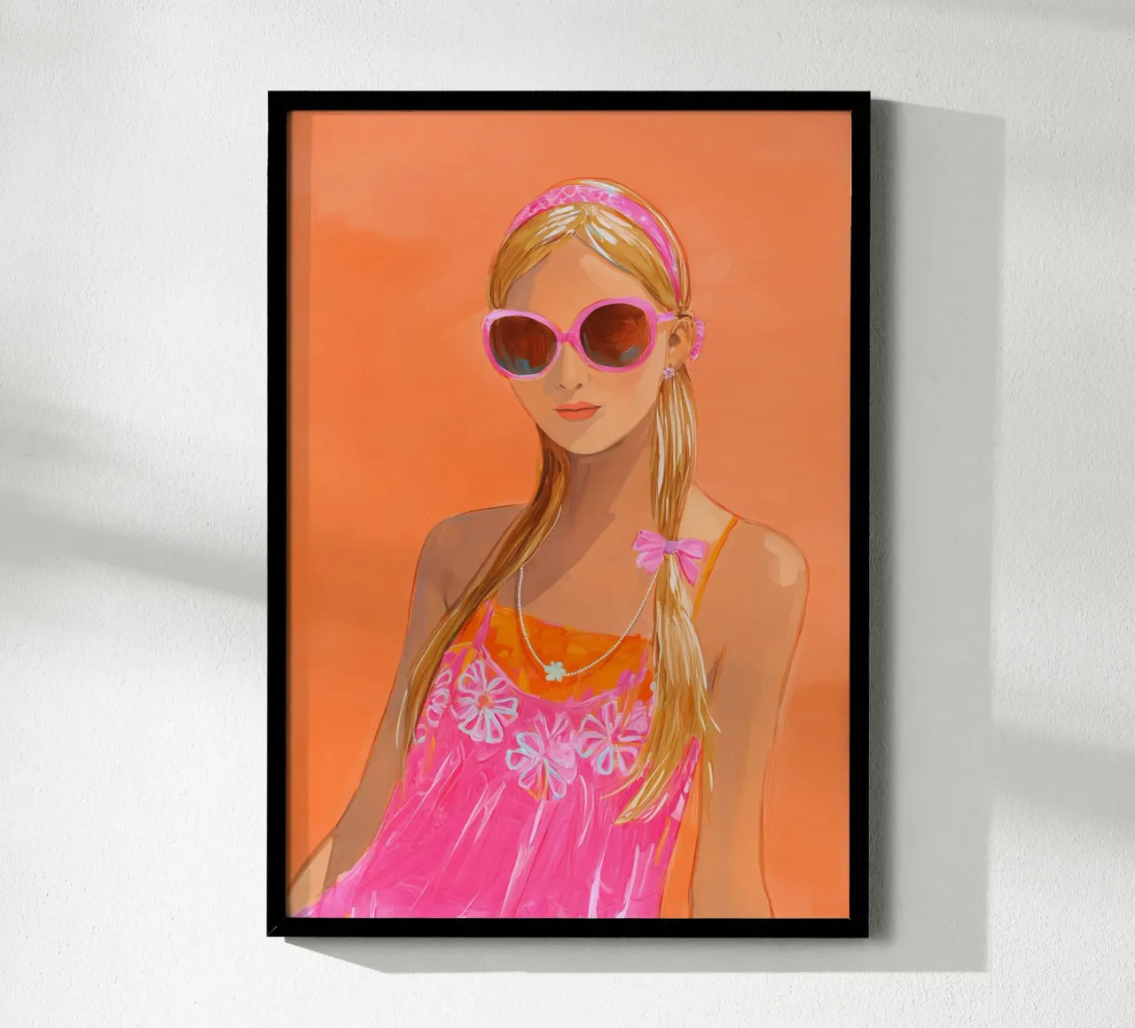 Freschezza solare femminile poster da Carinaprint