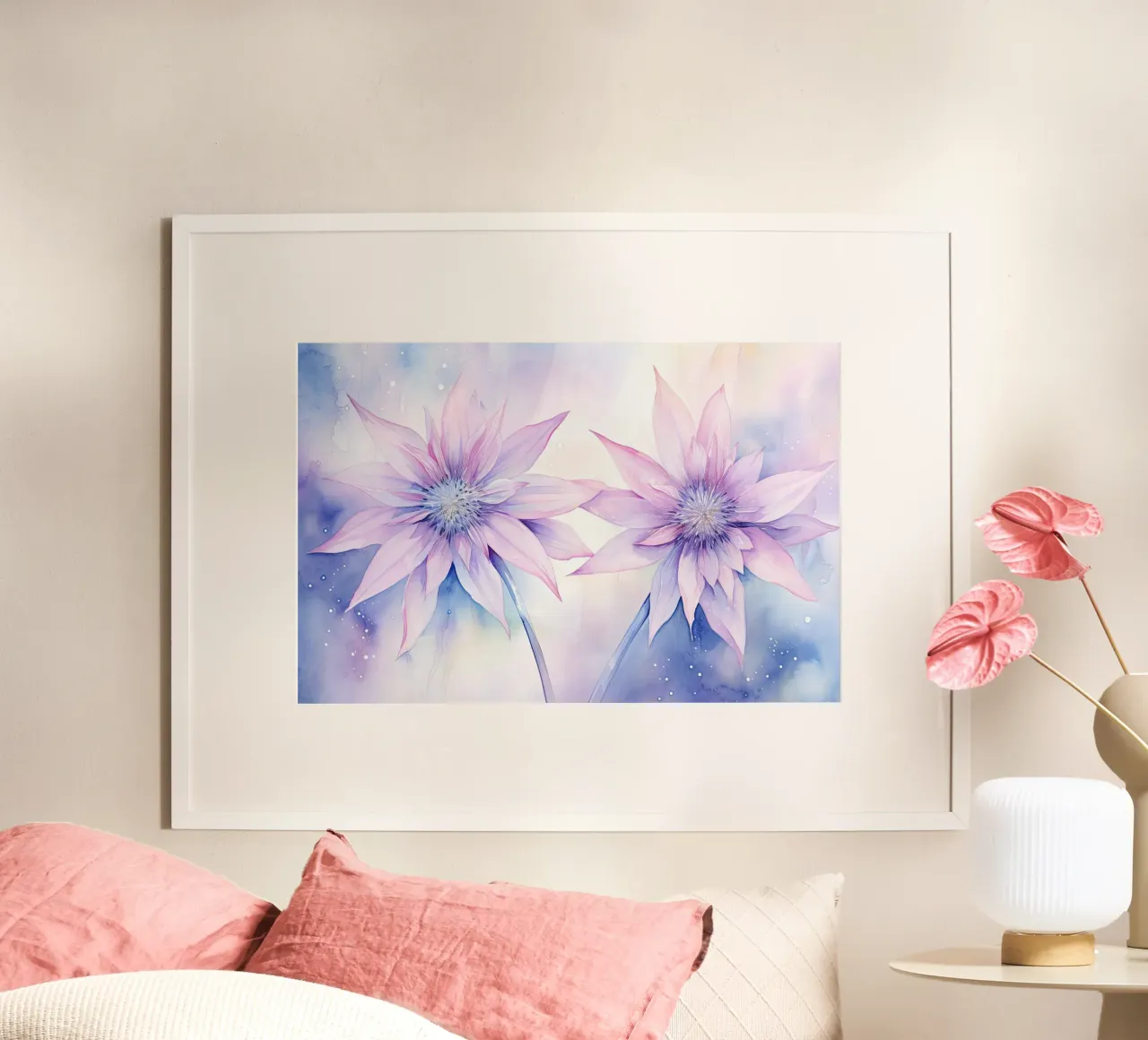 Arte da parete di Imagine poster con telaio in plastica da Imagine