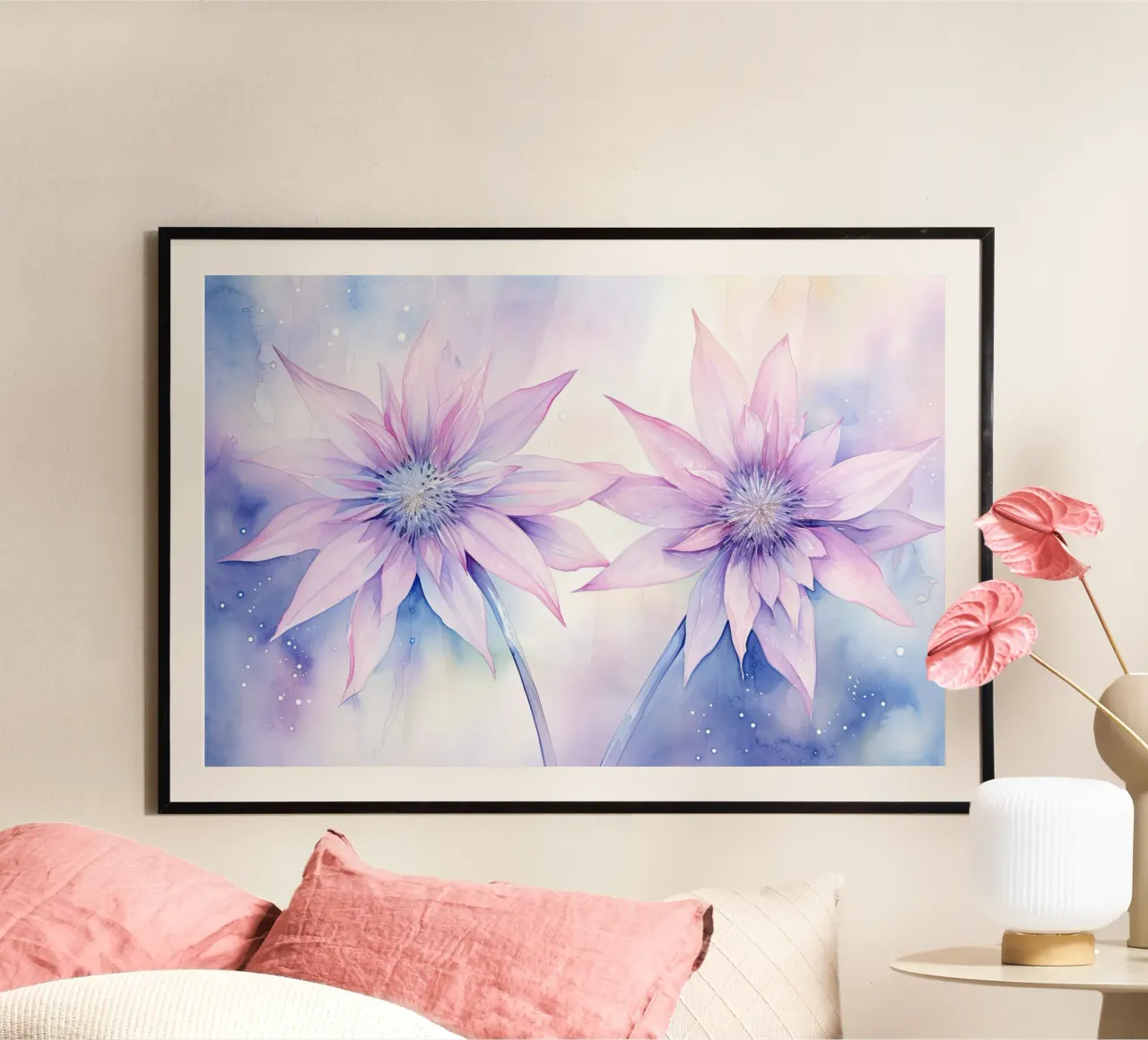 Arte da parete di Imagine poster con telaio in plastica da Imagine