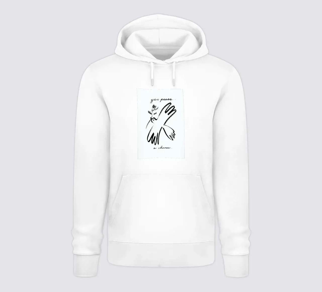Dove of Peace felpa con cappuccio da Graphite