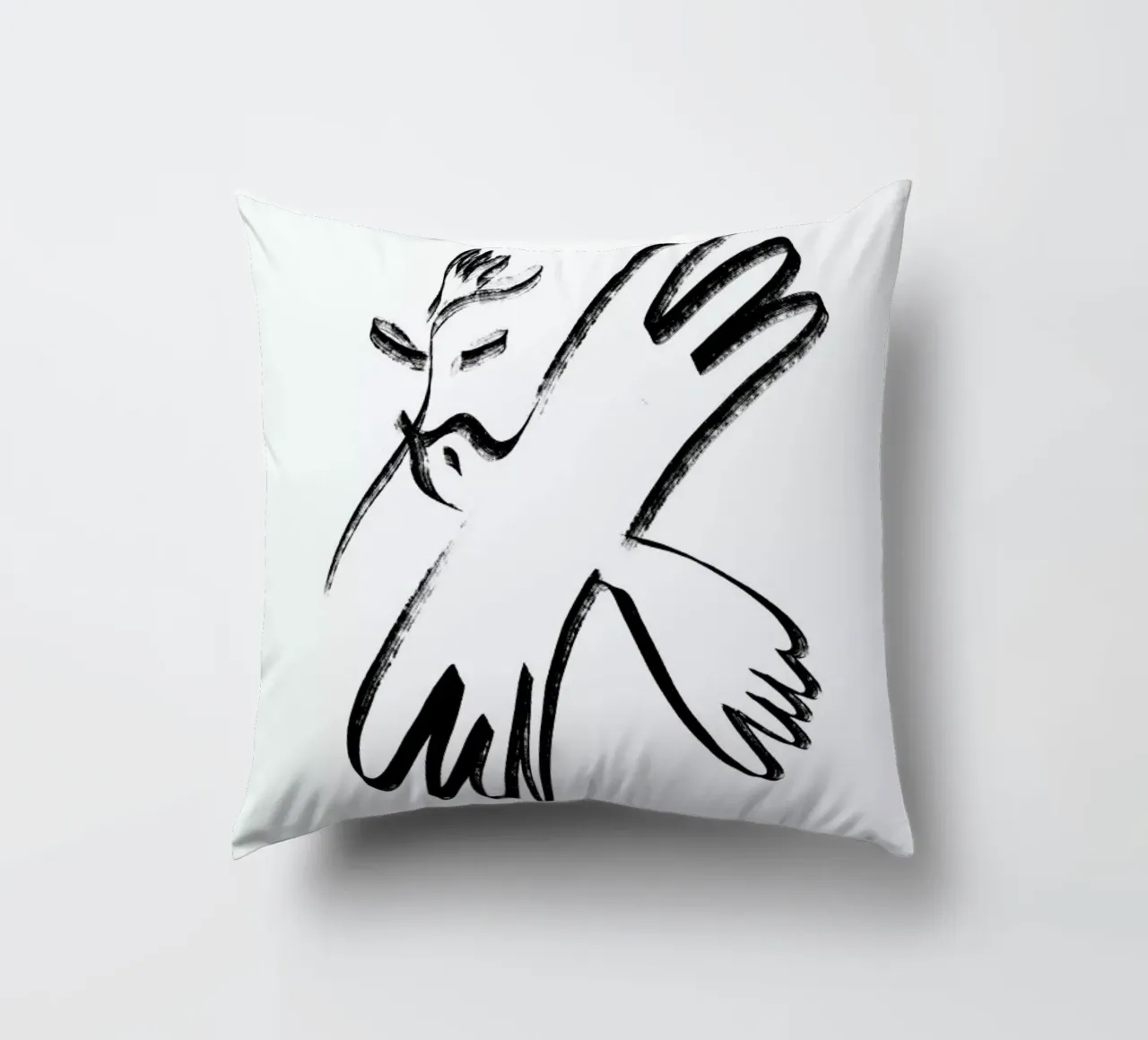 Dove of Peace cuscino da Graphite