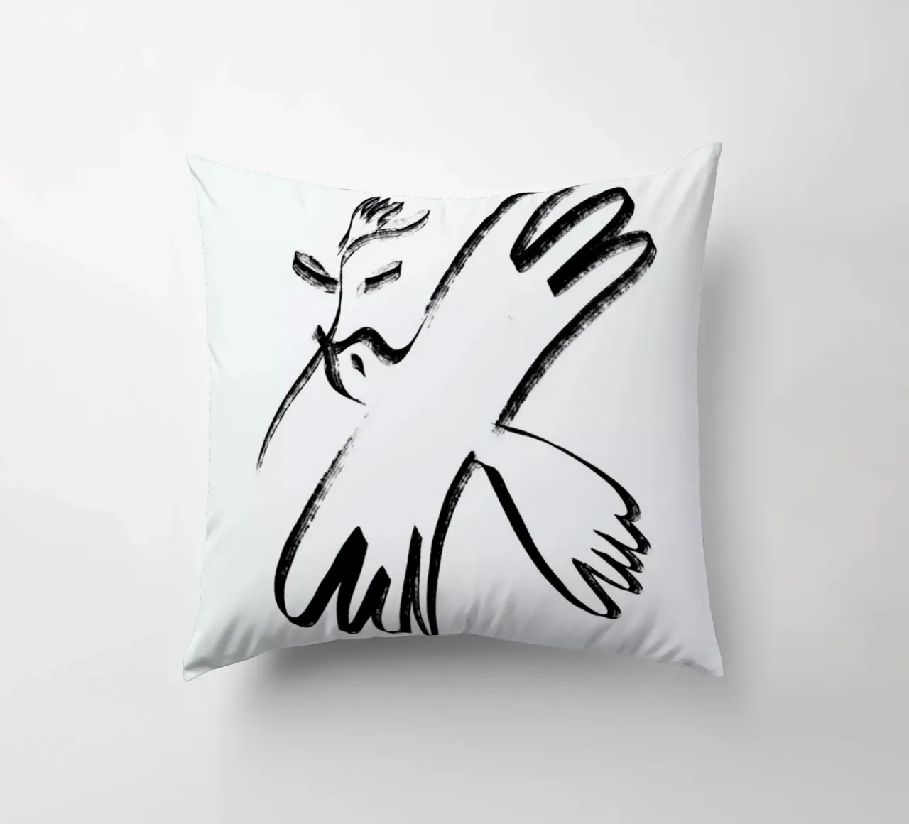 Dove of Peace cuscino da Graphite