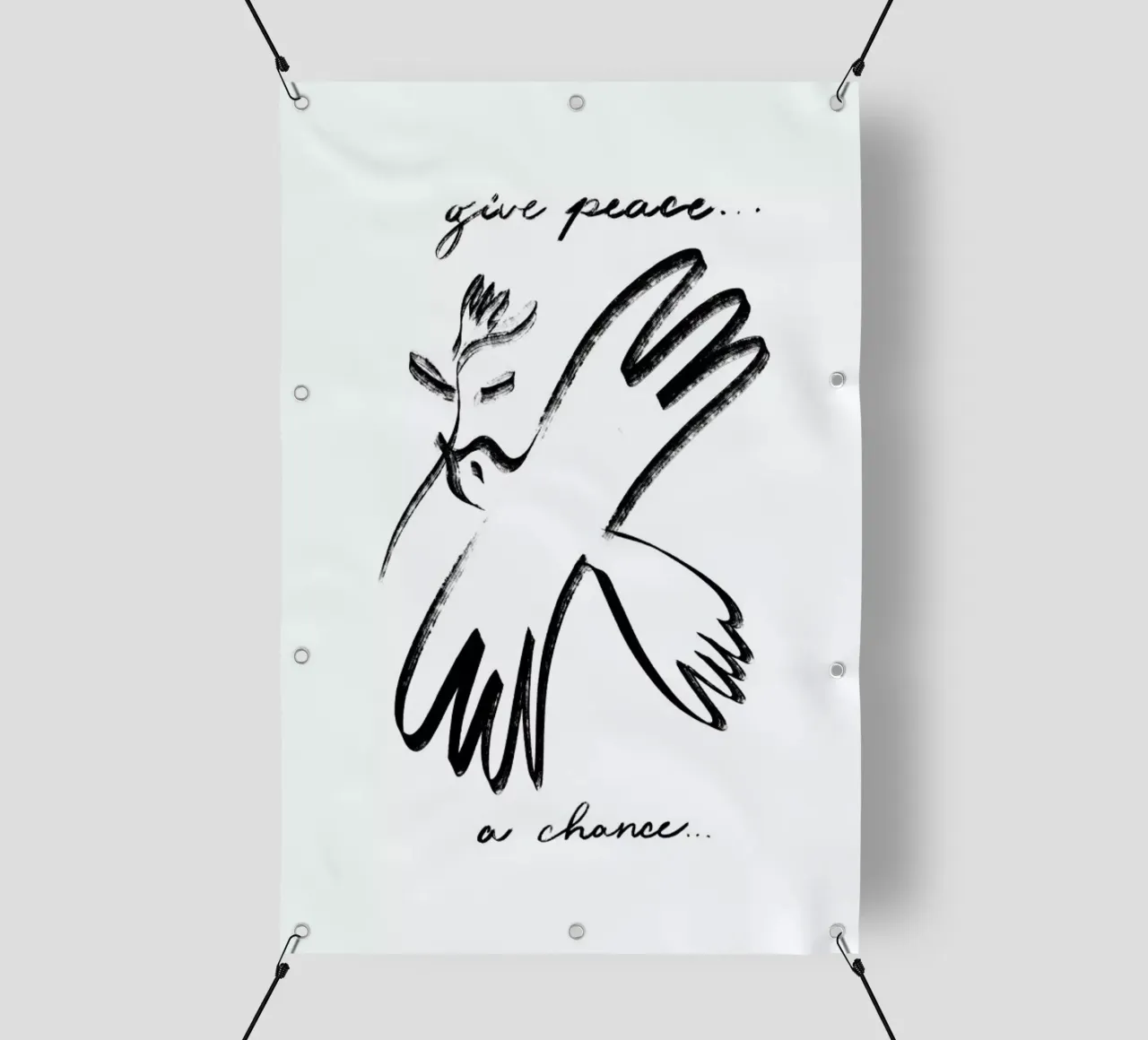 Dove of Peace telo in pvc da Graphite