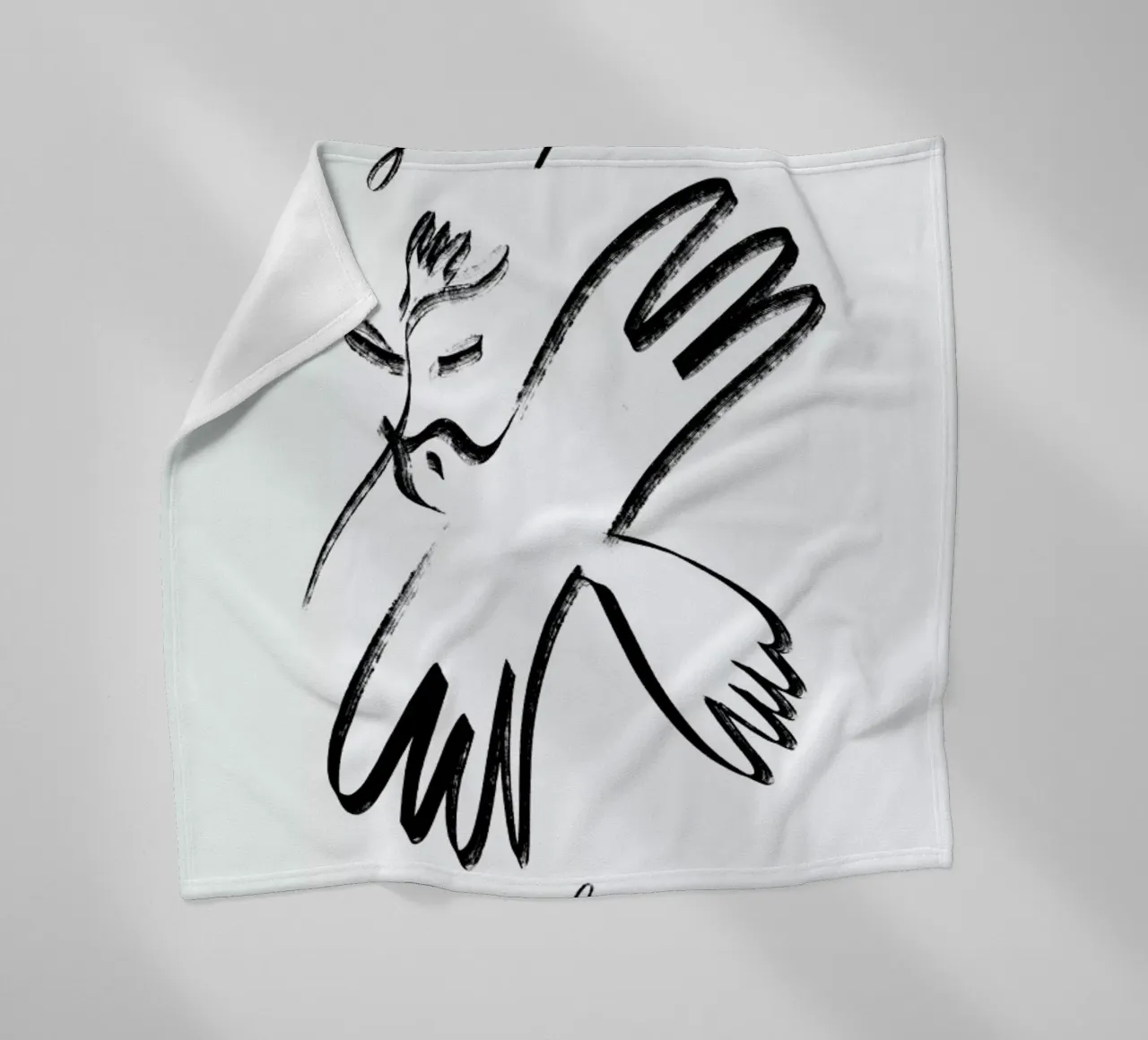 Dove of Peace coperta in pile da Graphite