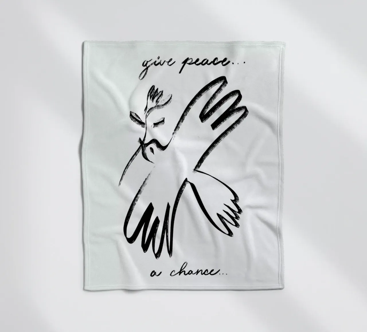 Dove of Peace coperta in pile da Graphite