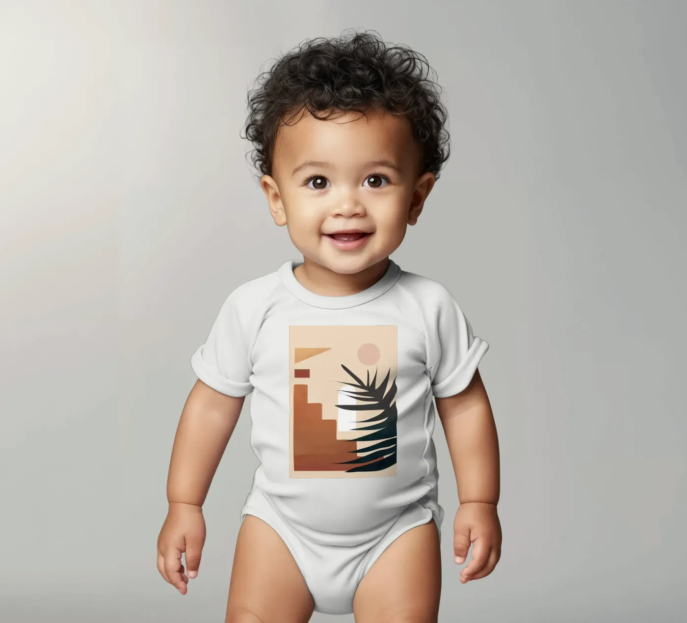 Abstract Elements Kurzarm Babybody von cityart