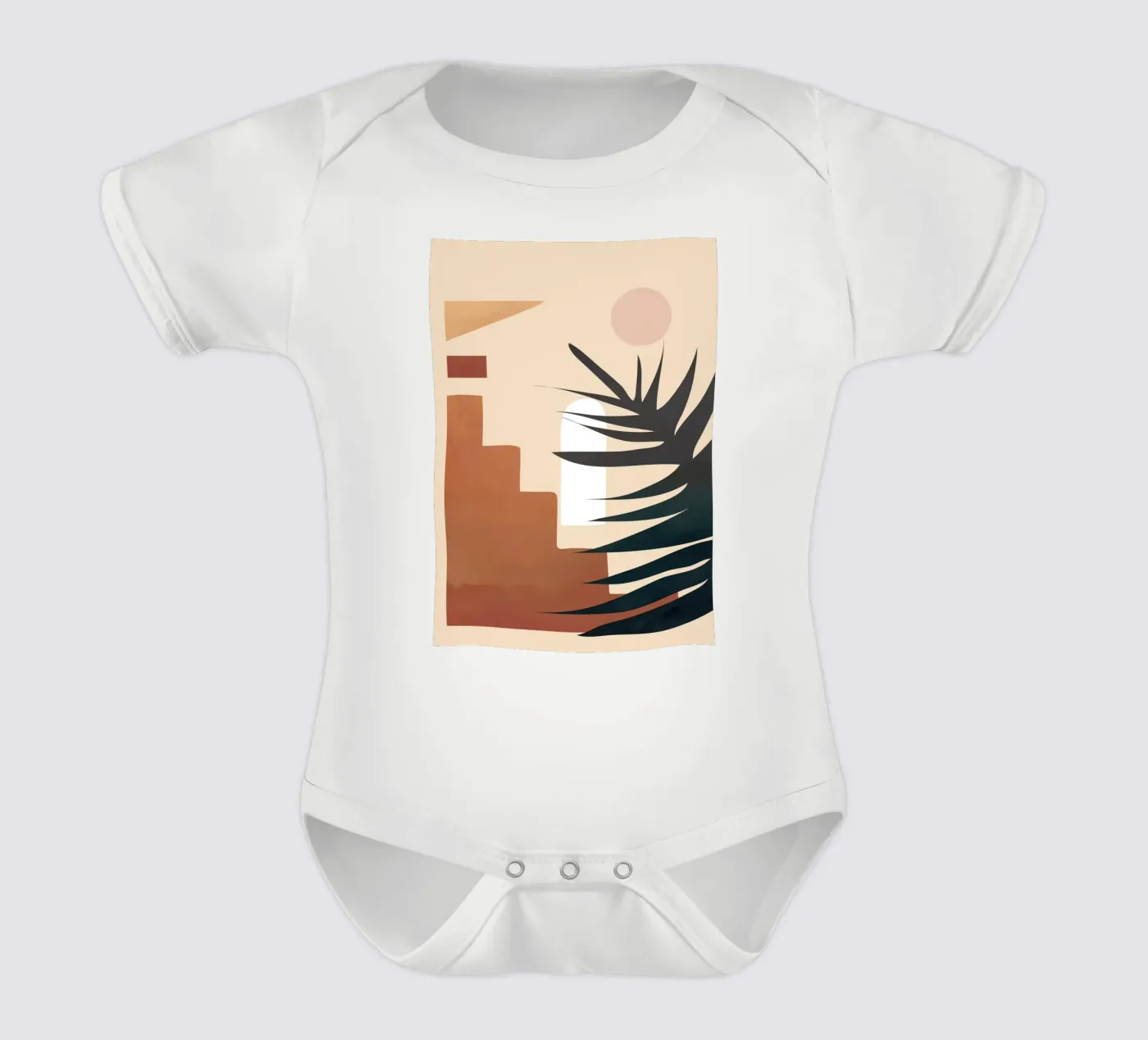 Abstract Elements Kurzarm Babybody von cityart