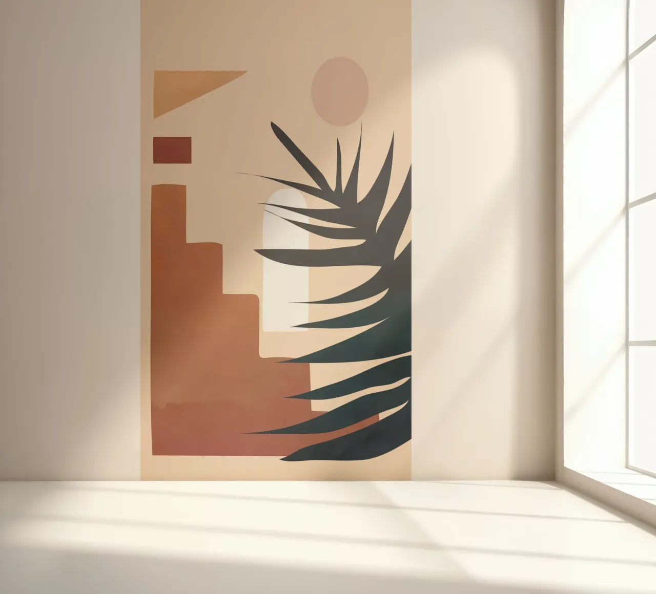 Abstract Elements fotobehang van cityart