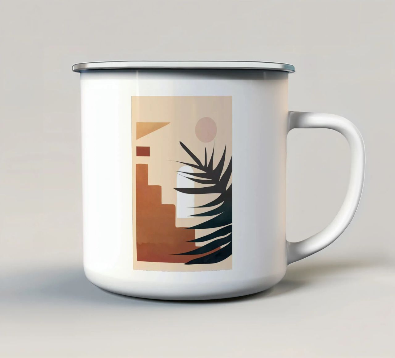 Abstract Elements tazza in smalto da cityart