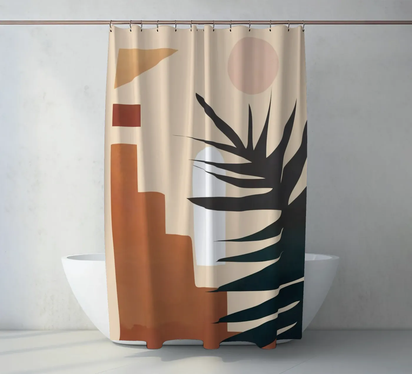 Abstract Elements douchegordijn van cityart