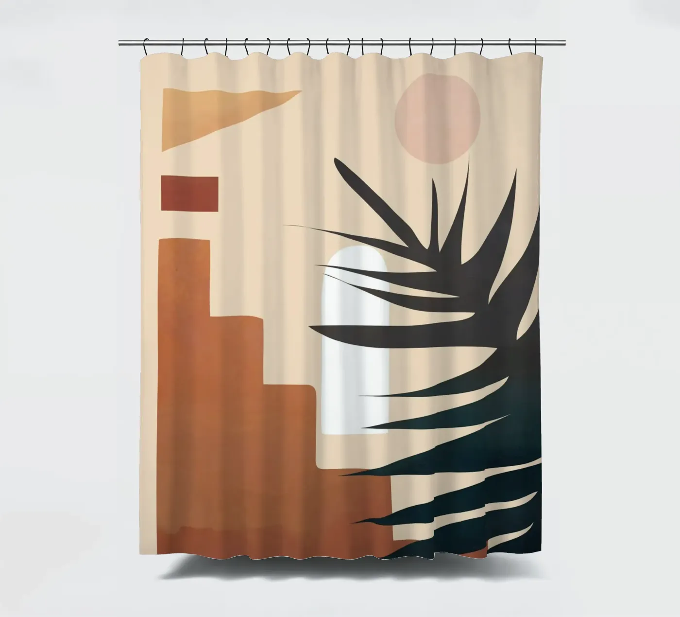 Abstract Elements douchegordijn van cityart