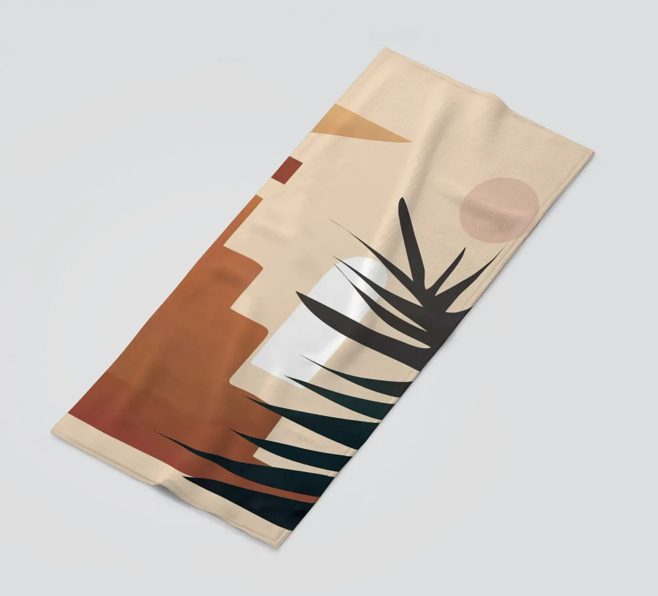 Abstract Elements strandhanddoek van cityart
