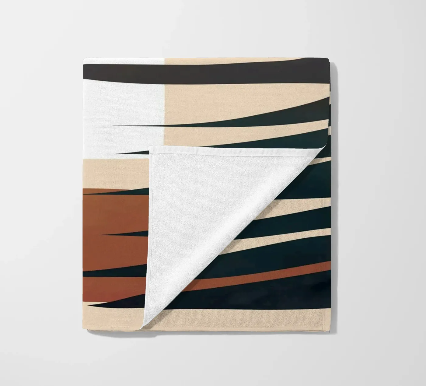 Abstract Elements strandhanddoek van cityart
