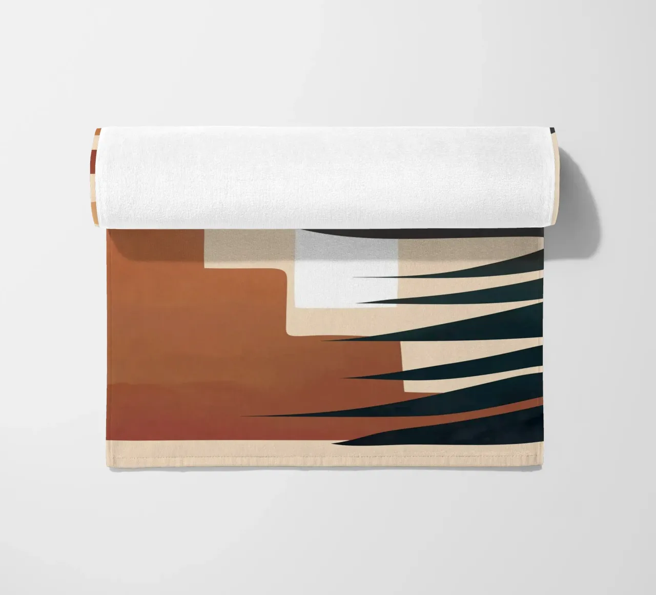 Abstract Elements strandhanddoek van cityart