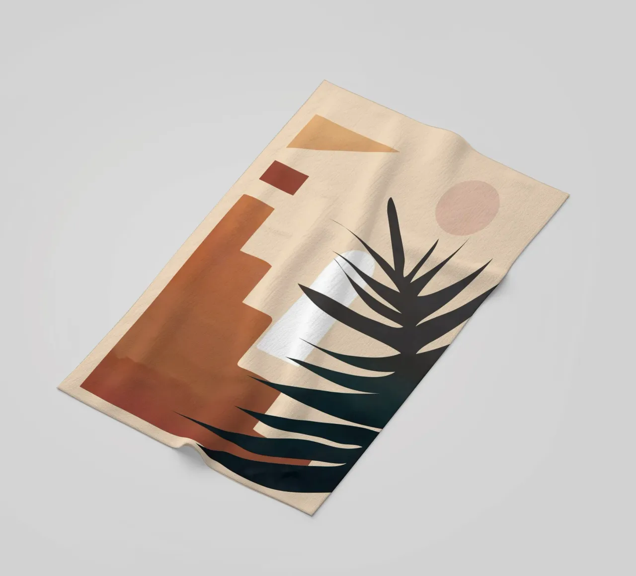 Abstract Elements strandhanddoek van cityart
