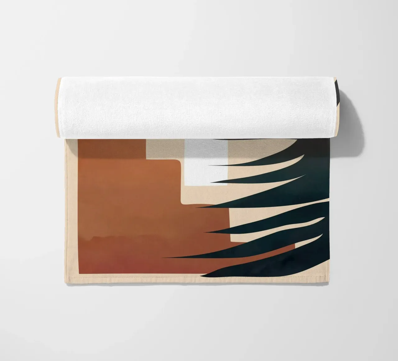 Abstract Elements strandhanddoek van cityart