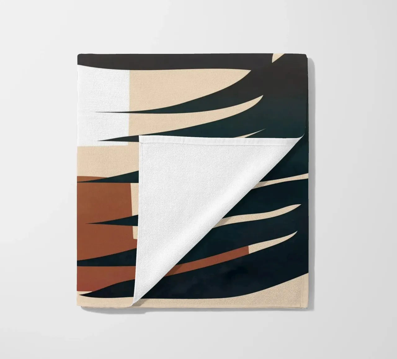 Abstract Elements strandhanddoek van cityart
