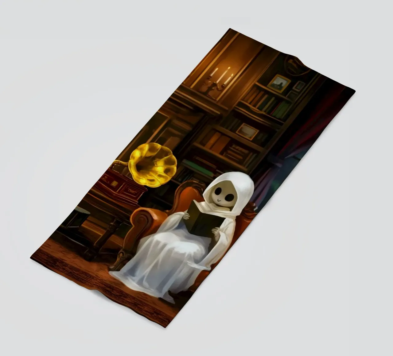 Libro di lettura dei fantasmi vittoriani telo mare da Fleur de Lys