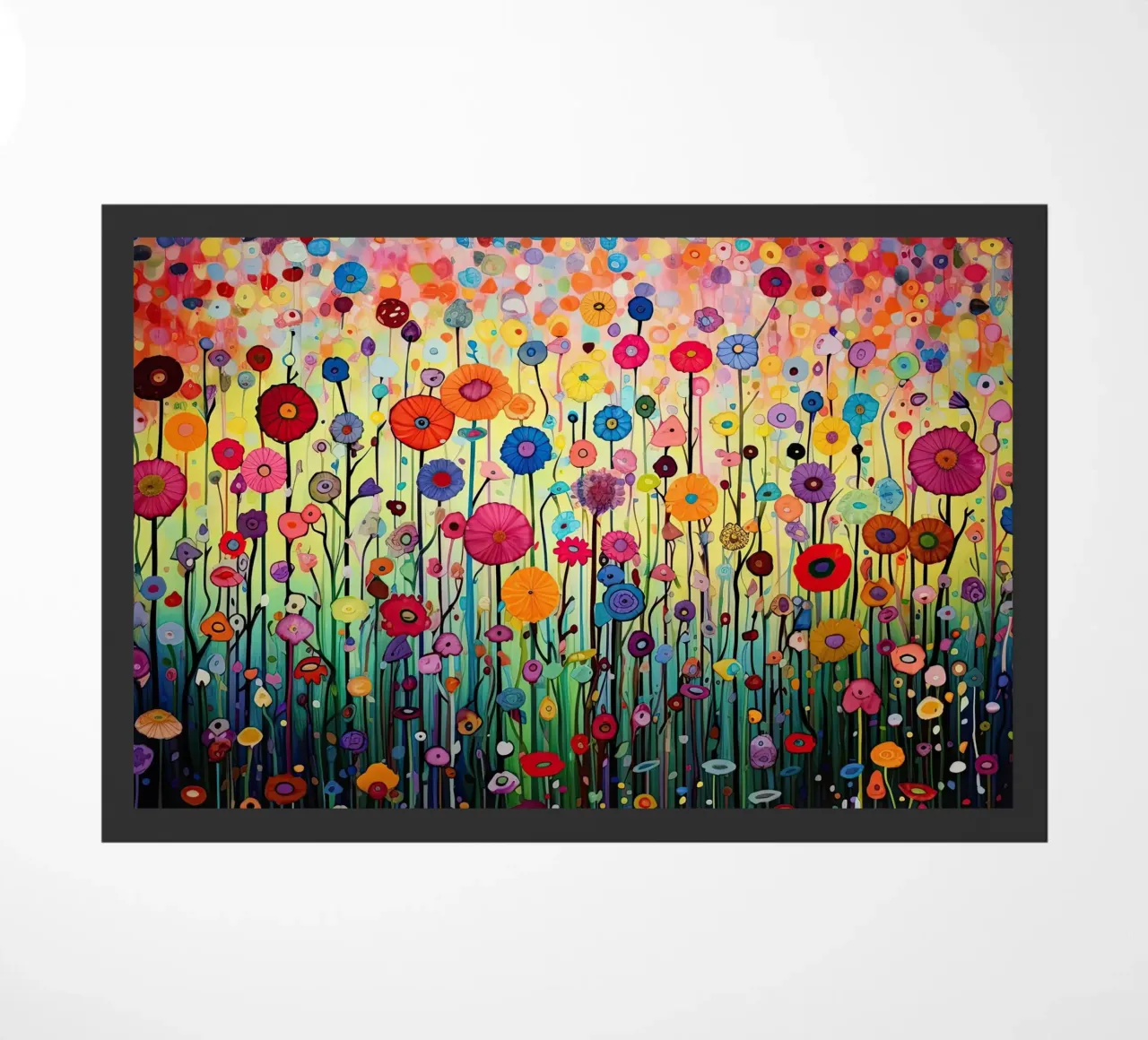 Fiori estivi astratti zerbino da Imagine
