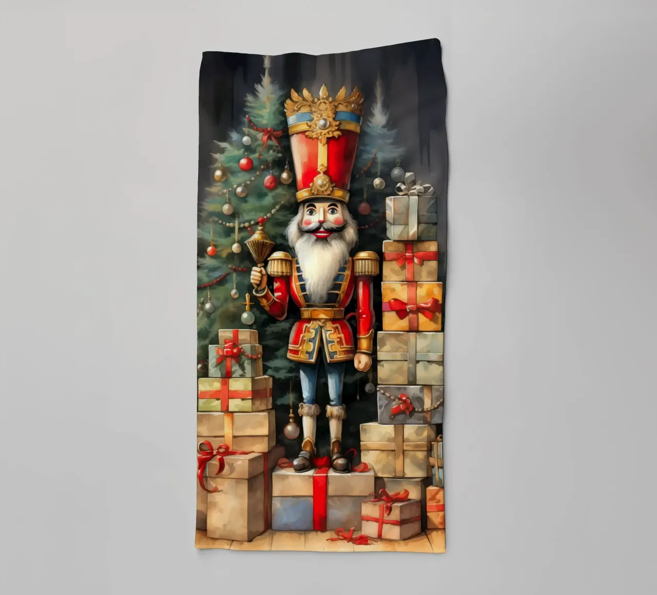 Weihnachts-Nussknacker Handtuch von Fleur de Lys