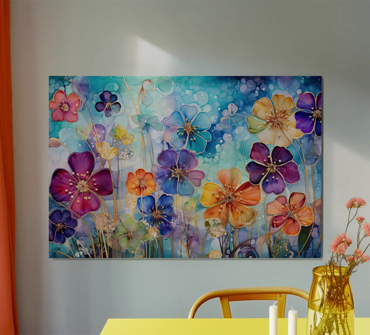 Fiori acquerello poster da Imagine