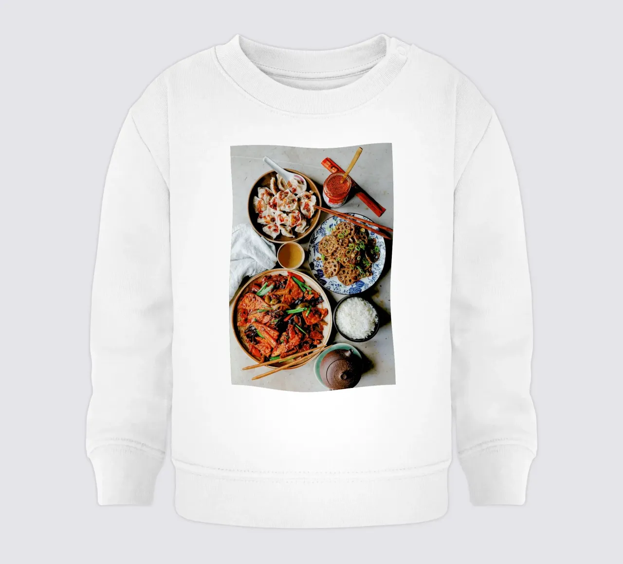 Chinese Feast felpa neonato da Eat this