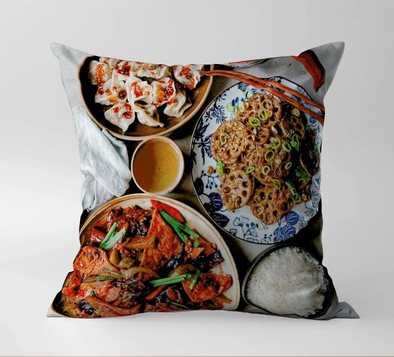 Chinese Feast cuscino da Eat this