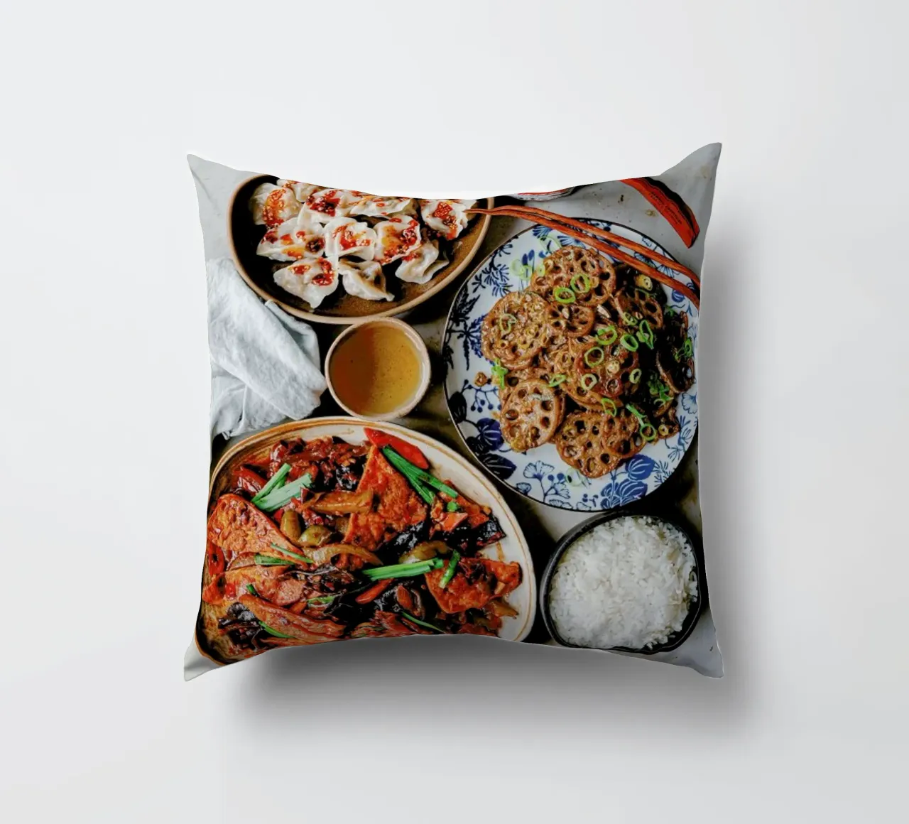 Chinese Feast cuscino da Eat this