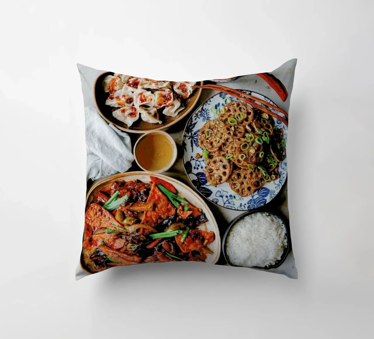 Chinese Feast cuscino da Eat this
