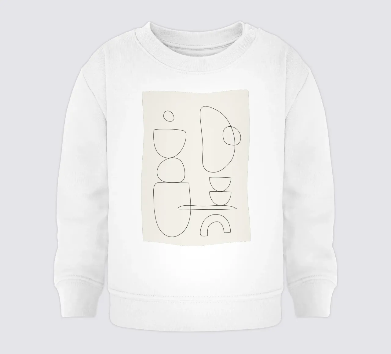 Minimal Abstract Shapes 01 sweat pour bébé de Nadjaa