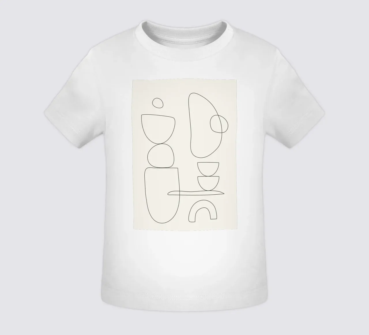 Minimal Abstract Shapes 01 maglietta neonato da Nadjaa