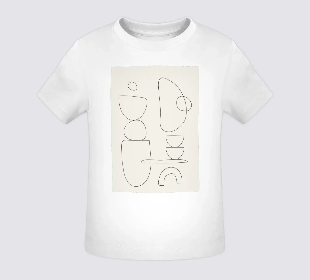 Minimal Abstract Shapes 01 baby t-shirt by Nadjaa