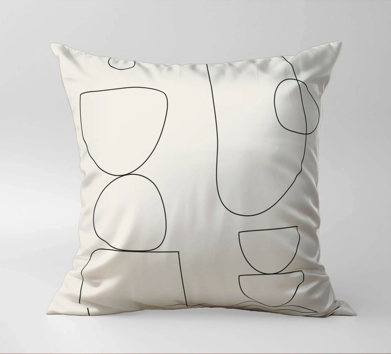 Minimal Abstract Shapes 01 cuscino da Nadjaa