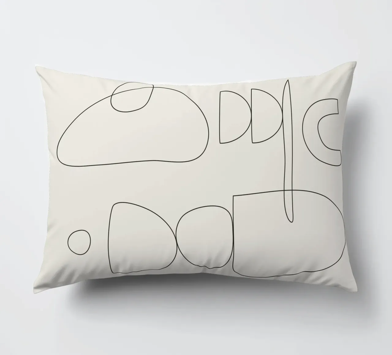 Minimal Abstract Shapes 01 cuscino da Nadjaa