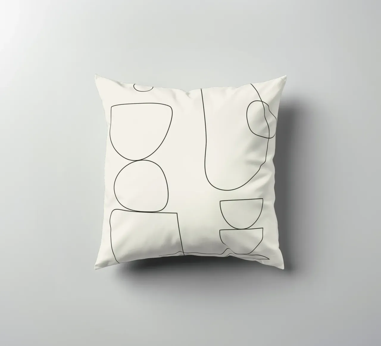 Minimal Abstract Shapes 01 cuscino da Nadjaa