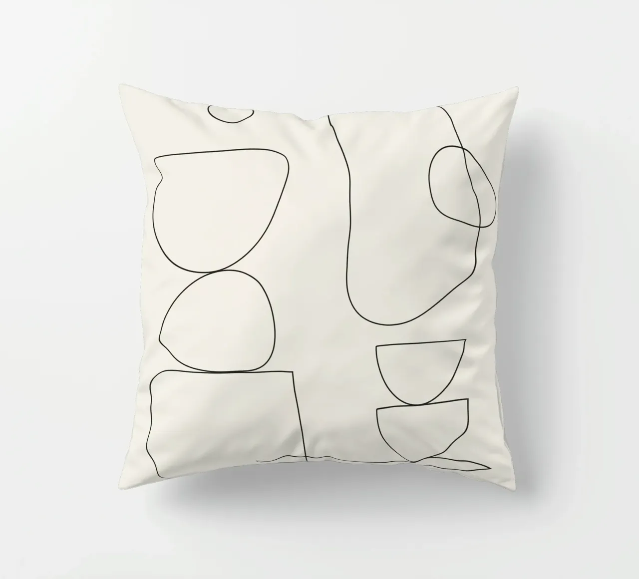 Minimal Abstract Shapes 01 cuscino da Nadjaa