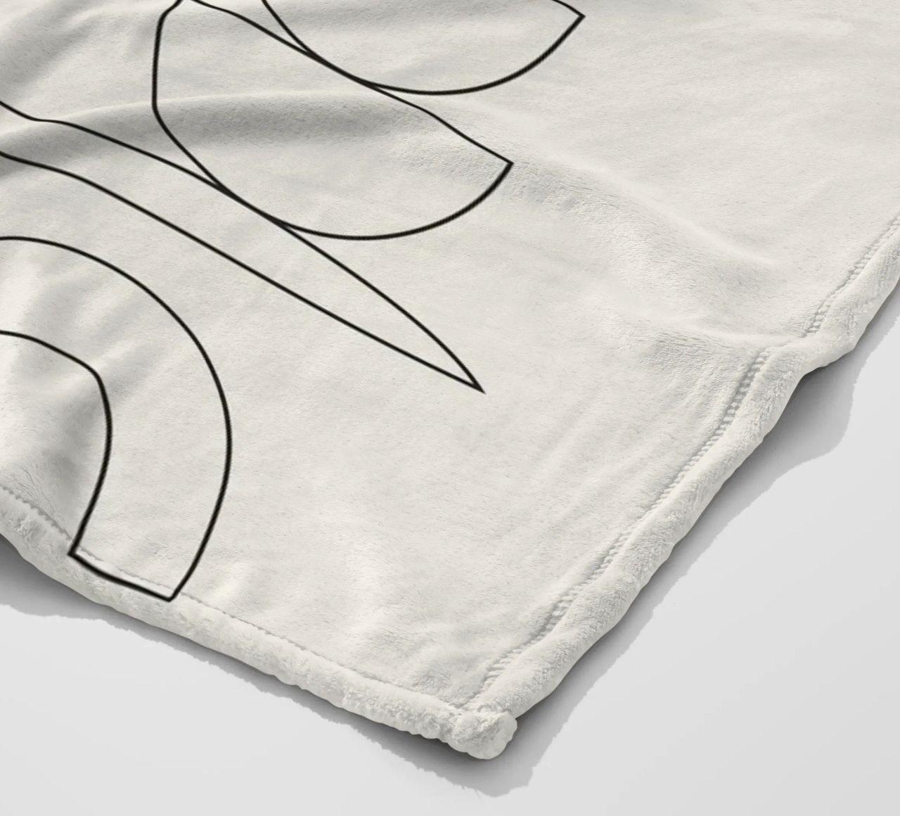 Minimal Abstract Shapes 01 coperta in pile da Nadjaa