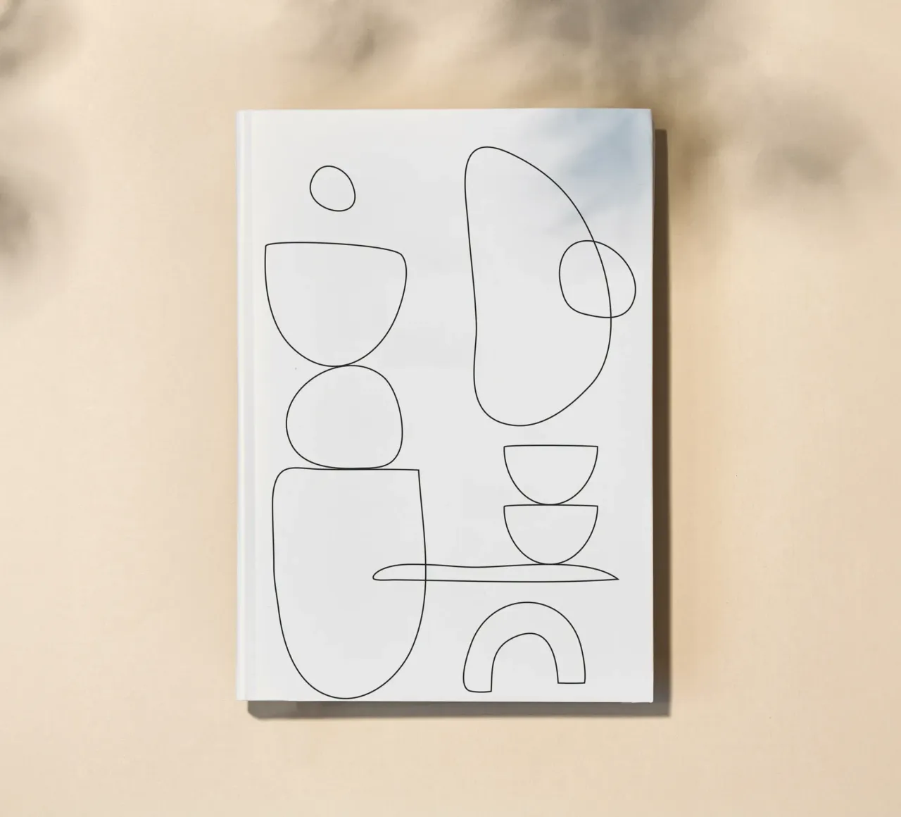 Minimal Abstract Shapes 01 carnet de notes de Nadjaa