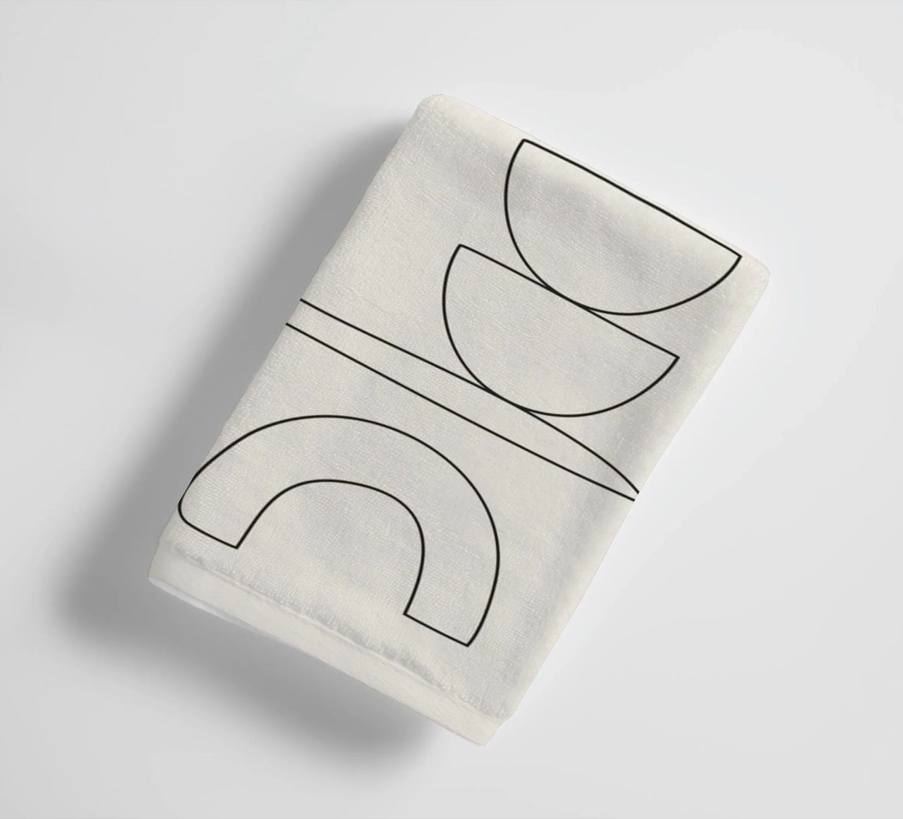 Minimal Abstract Shapes 01 asciugamano da bagno da Nadjaa