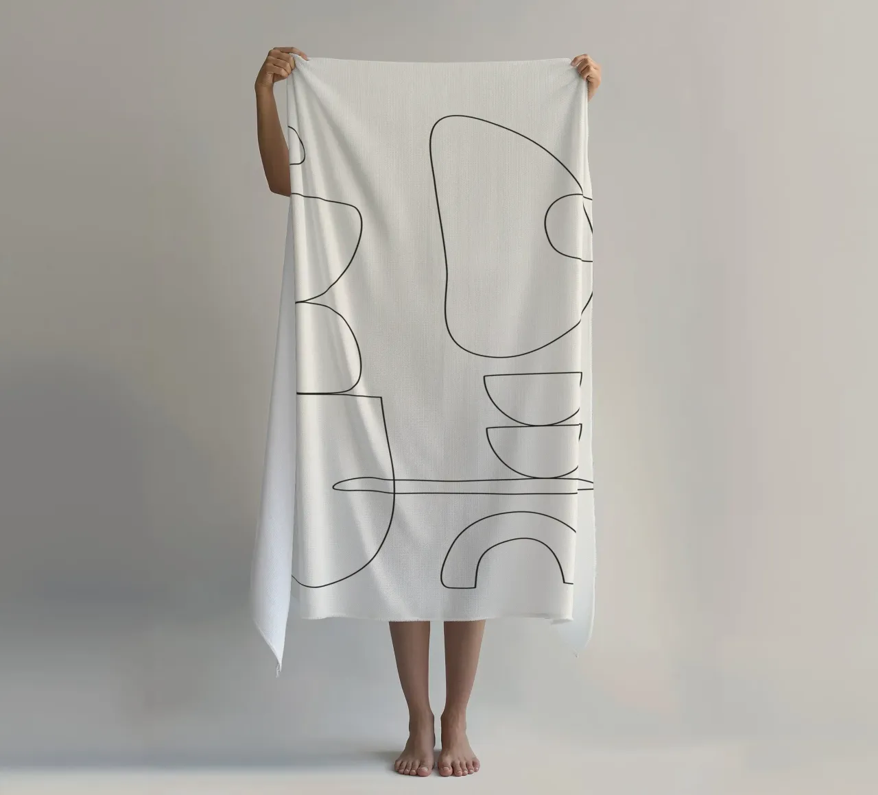 Minimal Abstract Shapes 01 telo mare da Nadjaa