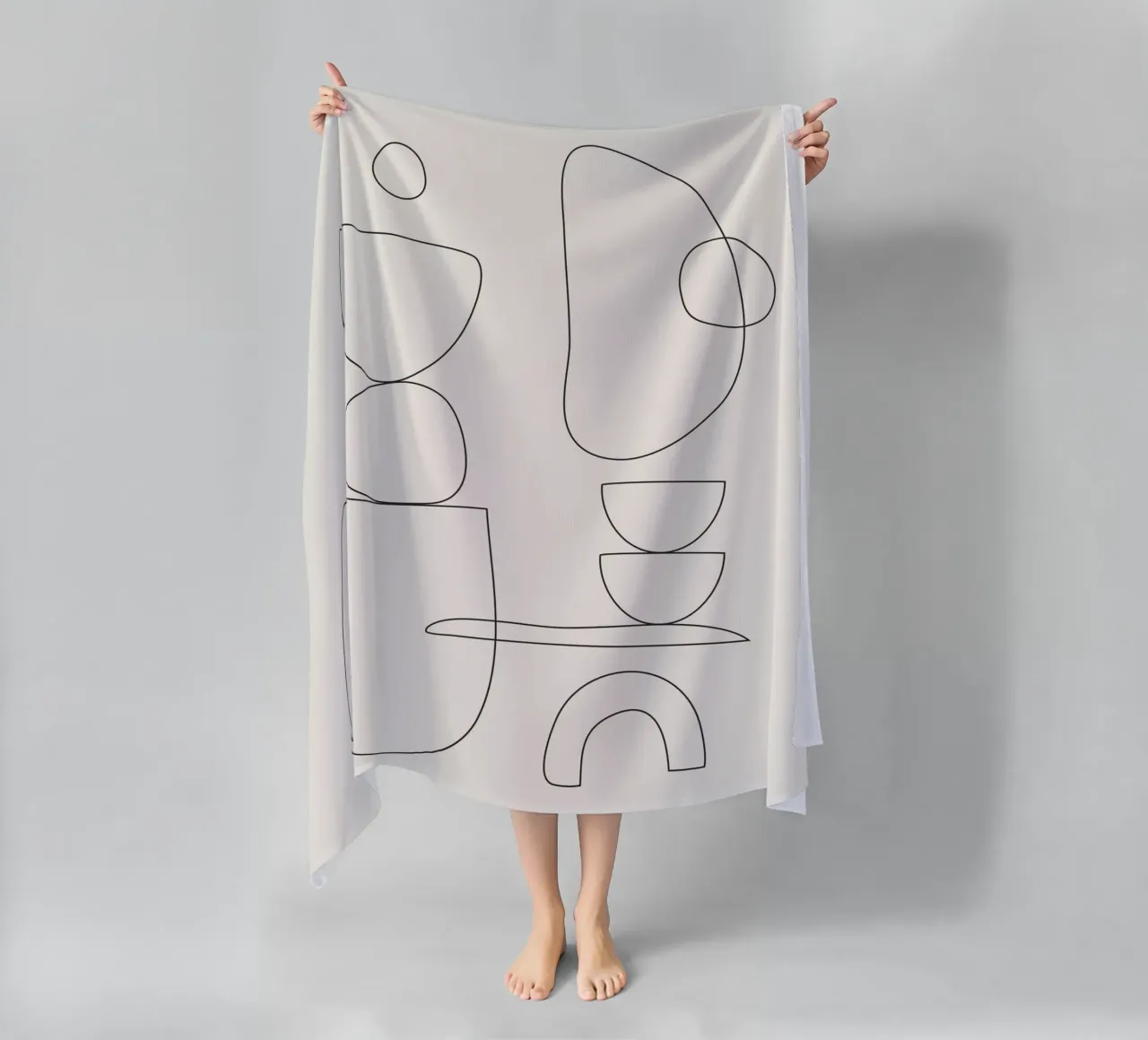 Minimal Abstract Shapes 01 telo mare da Nadjaa