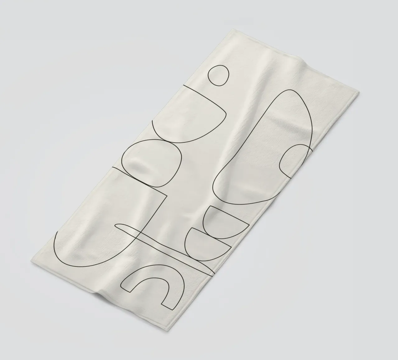 Minimal Abstract Shapes 01 telo mare da Nadjaa