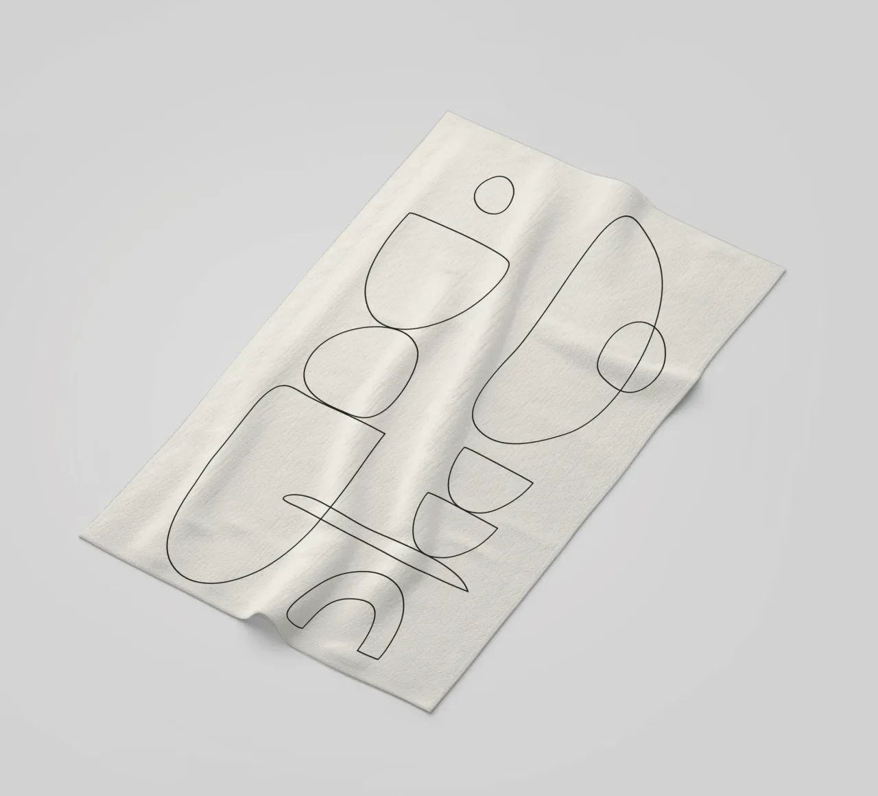 Minimal Abstract Shapes 01 telo mare da Nadjaa