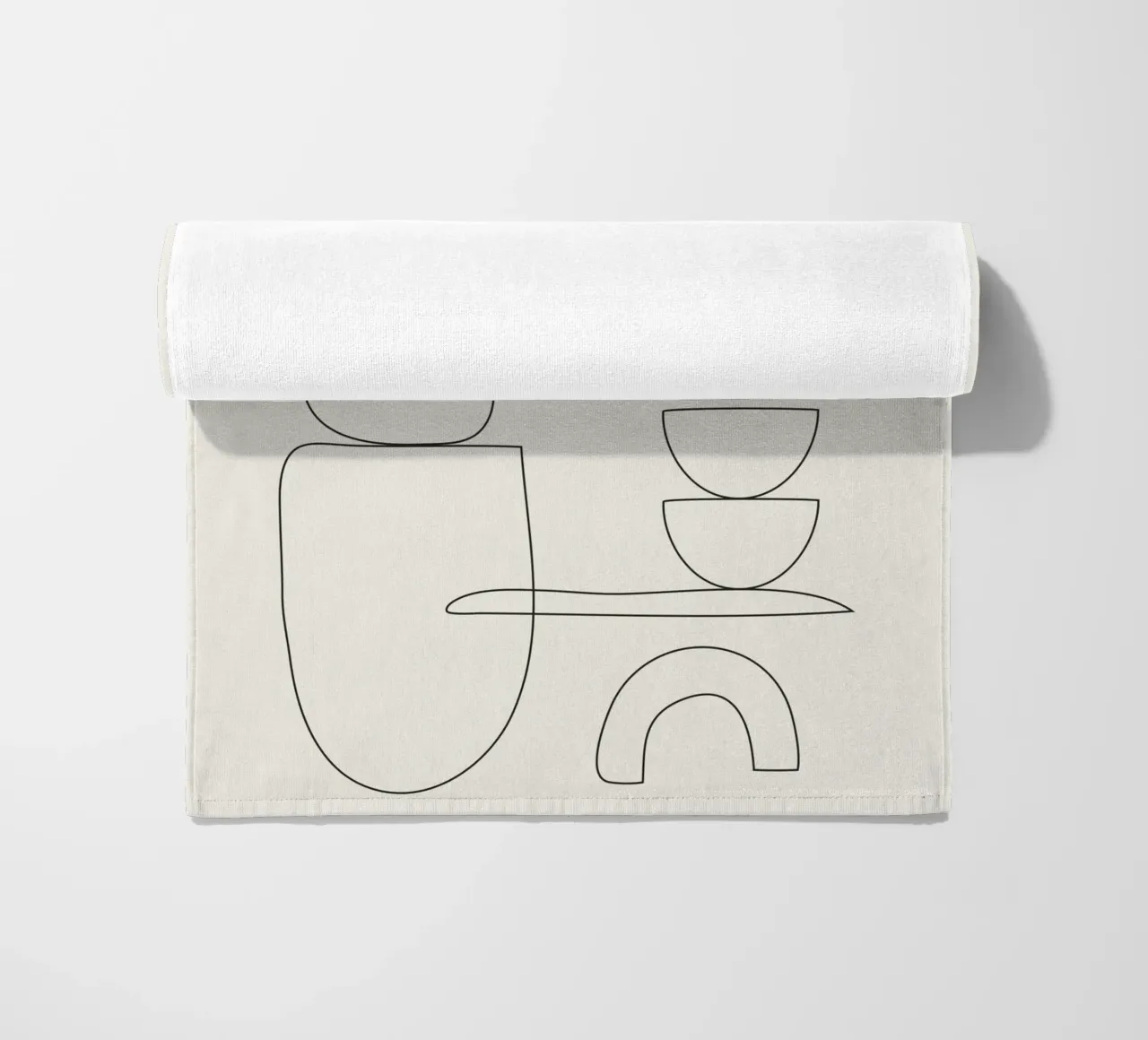 Minimal Abstract Shapes 01 telo mare da Nadjaa