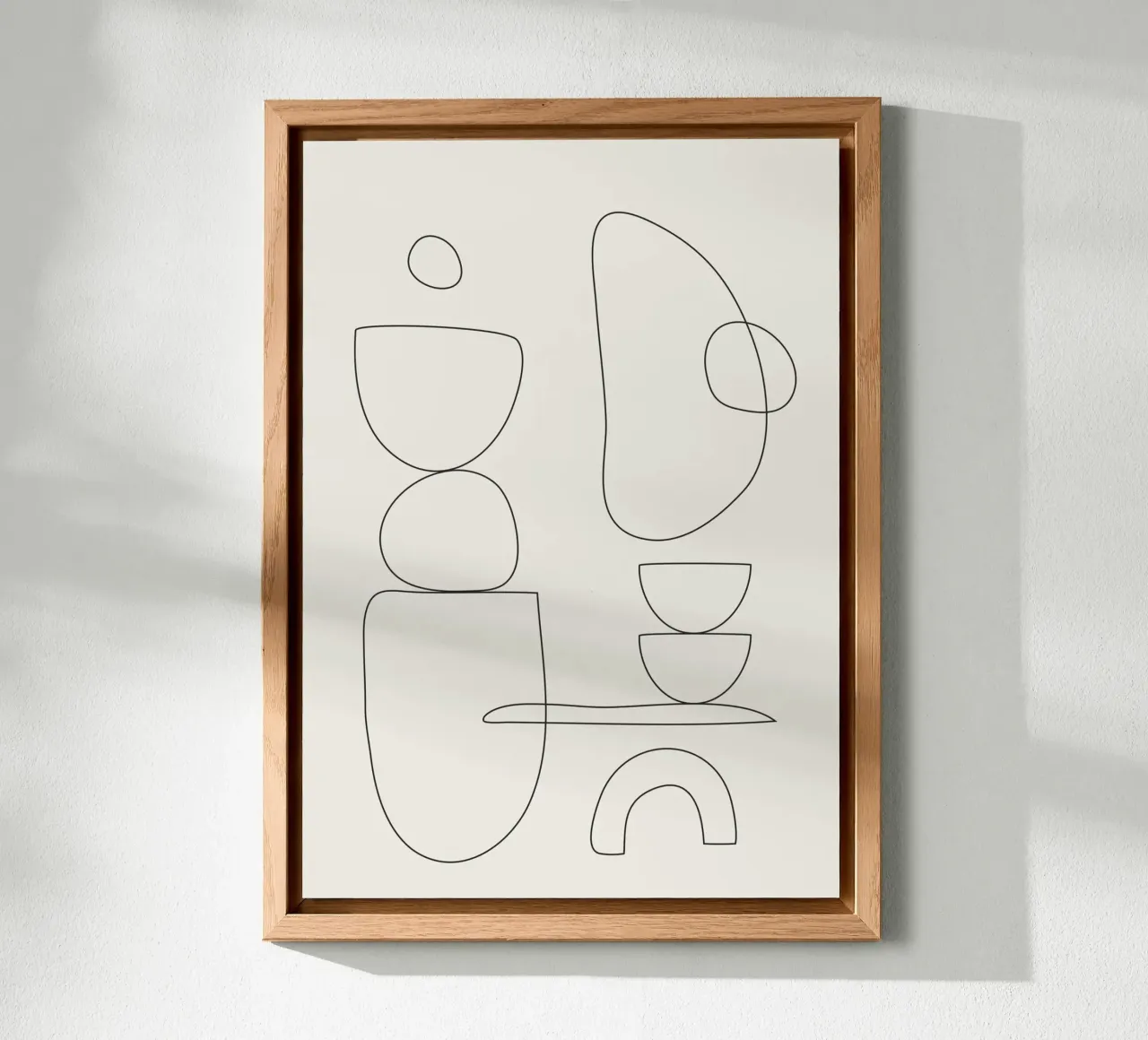 Minimal Abstract Shapes 01 alluminio dibond da Nadjaa