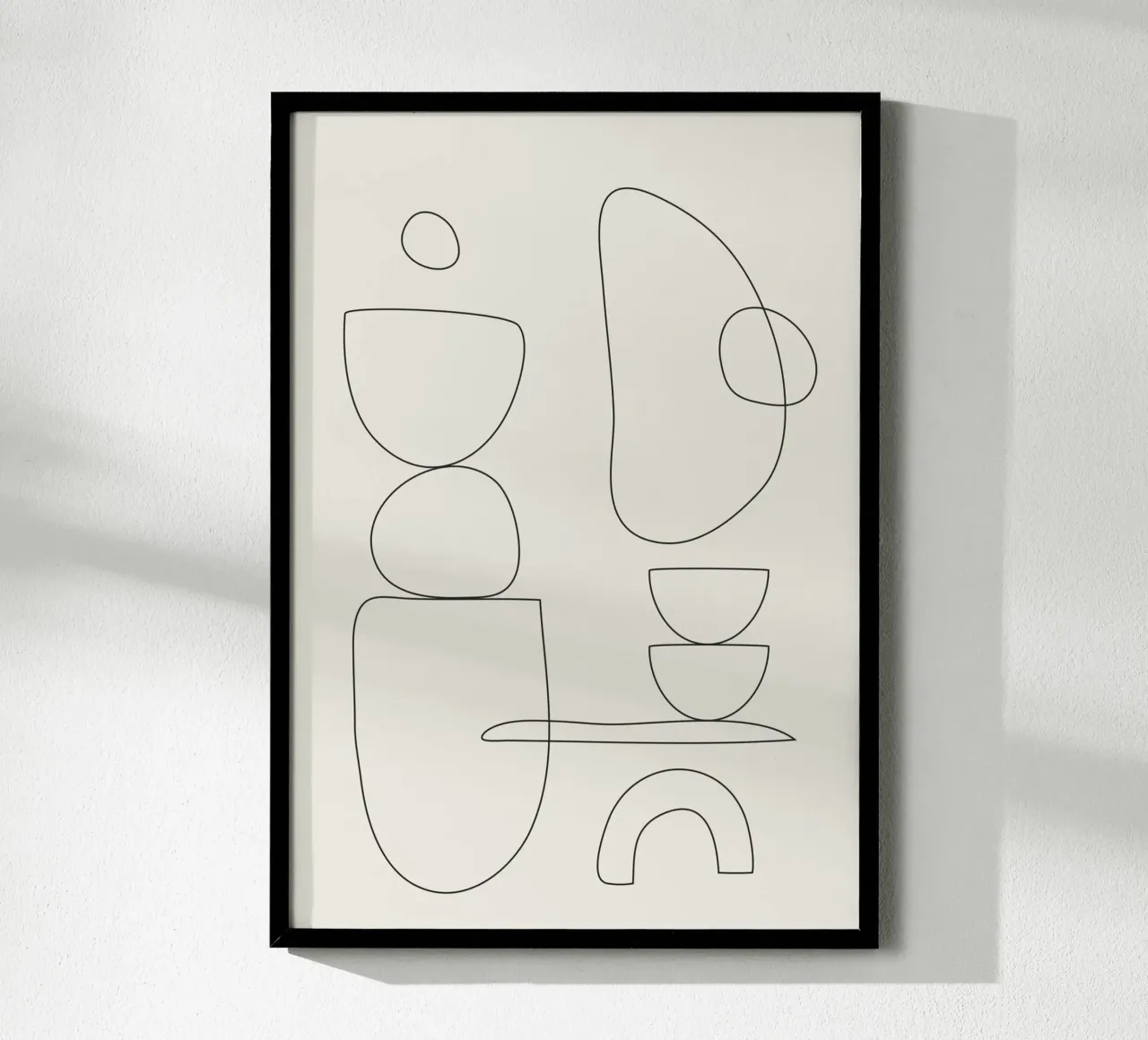 Minimal Abstract Shapes 01 carta hahnemühle da Nadjaa