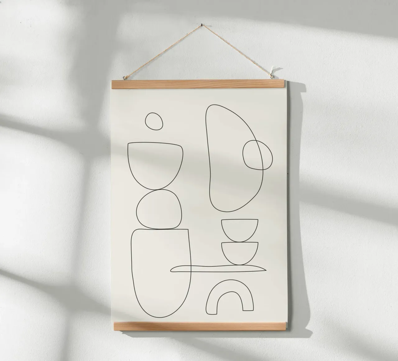 Minimal Abstract Shapes 01 carta hahnemühle da Nadjaa