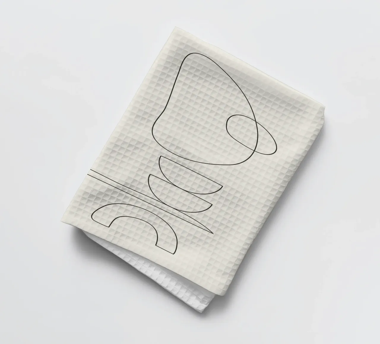 Minimal Abstract Shapes 01 canovaccio da cucina da Nadjaa