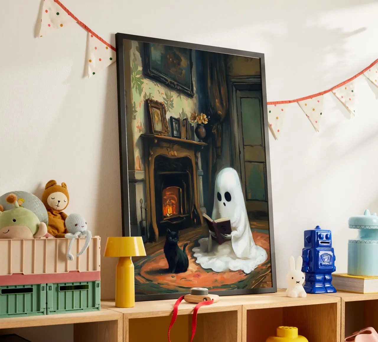 Lecture des fantômes d'Halloween hahnemühle de Fleur de Lys